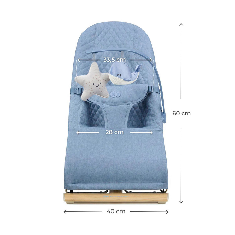 Kinderkraft Babywippe MIMI in Blau - Bild 2