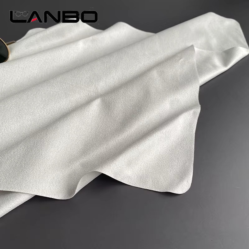 Lanbuff Mikrofaser Brillenreinigungstuch für Brillen, Kameraobjektive und Bildschirme, B/B: 35 x 35 cm, Schwarz oder Weiß - Bild 4