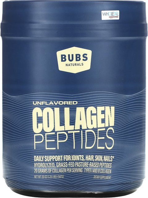 BUBS Naturals Kollagenpeptide, geschmacksneutral, 567 g - Bild 1