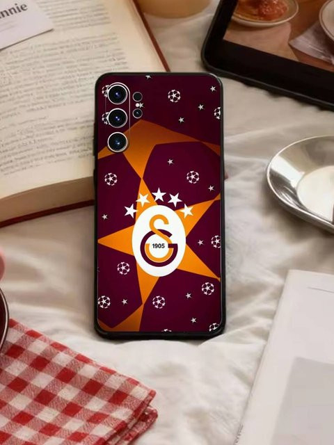 Handyhülle Galatasaray SK Muster 1905 für Samsung Galaxy S22 Ultra 5G, Schwarz/Multicolor - Bild 1