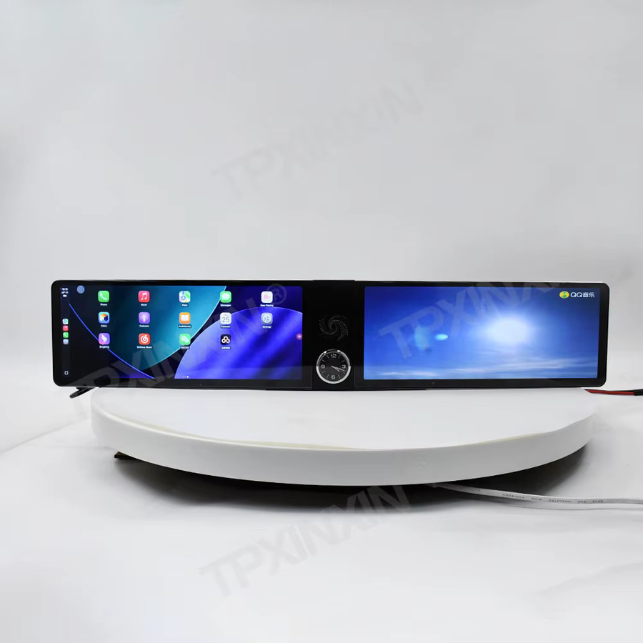 TPXINXIN Qualcomm Dual Screen Android Autoradio mit GPS und CarPlay für Peugeot 4008 5008 (2016 bis 2022), Schwarz - Bild 3