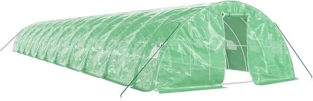 Furnicato Gewächshaus mit Stahlrahmen in Grün, Fläche: 110 m², B/T/H: 22 x 5 x 2,3 m - Bild 1