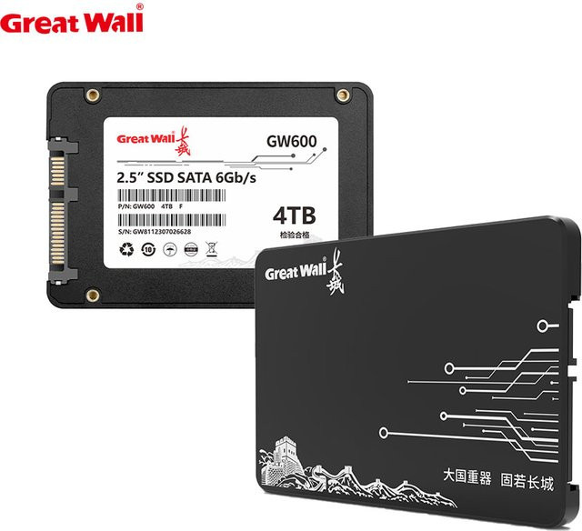 Great Wall Interne SATA3 SSD 2,5 Zoll Solid-State-Laufwerk in Schwarz - Bild 1