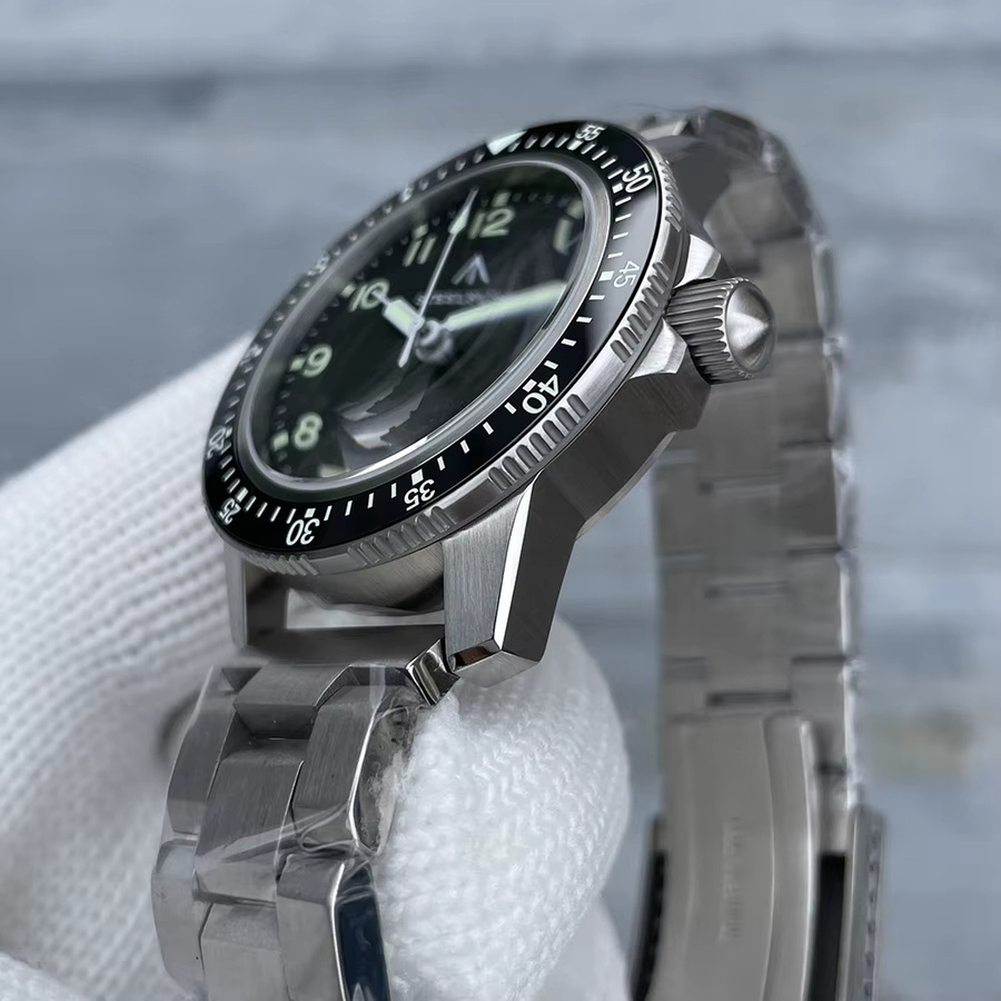 STEELFLIER Armbanduhr, Automatik, Edelstahl, Doppelkalender, Herren - Bild 3