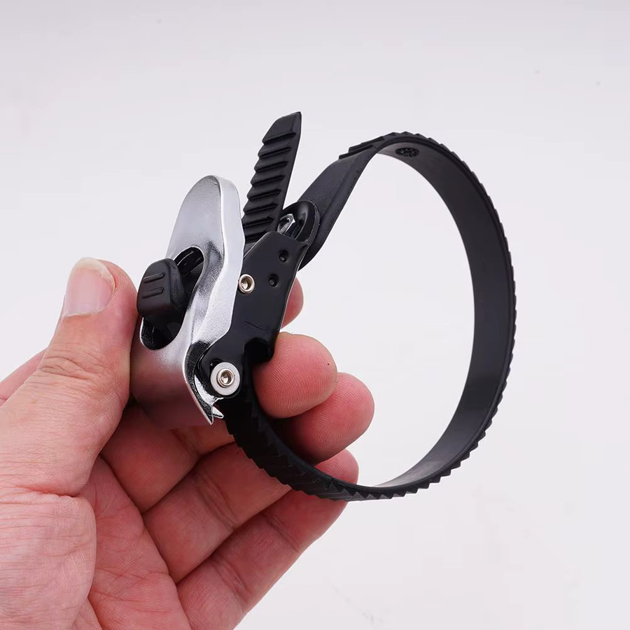 KITPIPI Heavy-Duty Grip Lock Strap Mehrzweck Ratsche Riemen mit Metall Ratsche Schnalle in Schwarz - Bild 2