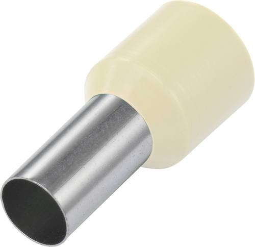 Vogt Verbindungstechnik Aderendhülse 10mm² Teilisoliert Elfenbein 100 Stück - Bild 1