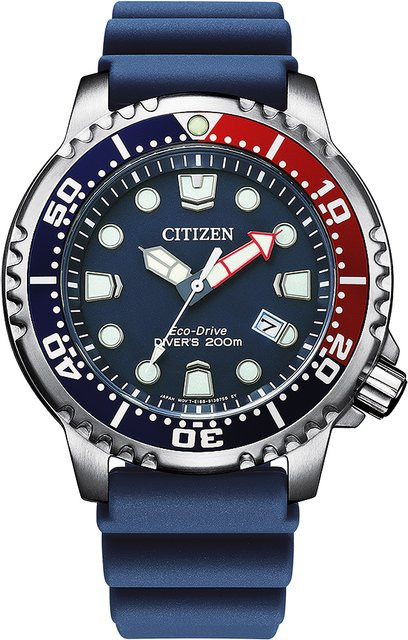 Citizen Armbanduhr, Solar, Edelstahl, Blau, 44 mm, Herren - Bild 1