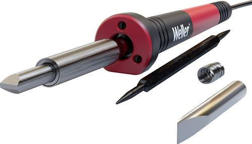 Weller WLIRPK8023G Lötkolben-Set 80W in Rot mit Meißelform, Ablage und Lötzinn, max. 485°C - Bild 1