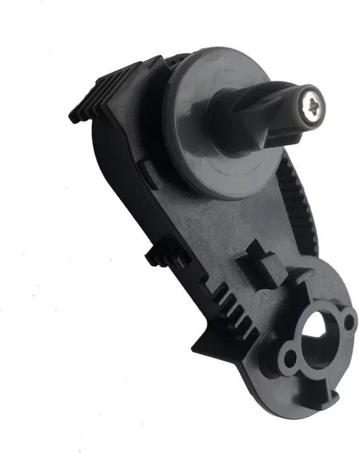 Philips Staubsauger-Bürstenkopf-Zahnriemen für Motor FC6718, 6719, 6721, 6722, 6723, 6724, 6725, 6726, 6727, 6728, 6729 in Schwarz mit drehbarer Welle - Bild 1