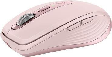 Logitech MX Anywhere 3S kabellose Bluetooth-Maus mit 8000 DPI und 6 Tasten in Pink - Bild 1