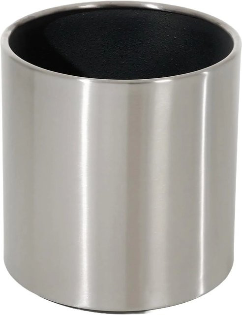Vivanno Pflanzkübel New Rondo rund in Edelstahl Gebürstet, Farbe: Silber, B/T/H: 50 x 50 x 50 cm - Bild 1