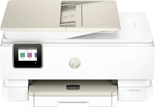 HP Envy Photo 7930 Multifunktionsdrucker Inkjet mit Wi-Fi in Weiß und Beige - Bild 1