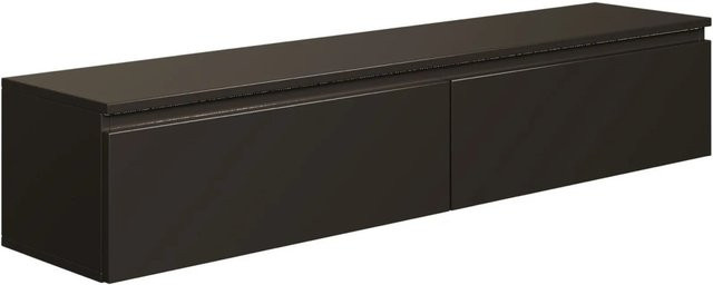 Selsey TV-Hängeboard Bemmi in Schwarz, modern und matt, Breite: 150 cm, Höhe: 28,4 cm, Tiefe: 31,8 cm - Bild 1