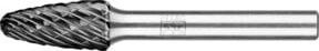 PFERD Hartmetall Hochleistungsfrässtift ALLROUND Rundbogen RBF silber Ø 10 x 20 mm, Schaft-Ø 6 mm, HICOAT universal - Bild 1