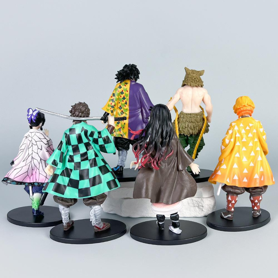 Yiran toy 1 Demon Slayer Kimetsu No Yaiba Actionfiguren PVC Bunt / Mehrfarbig - Bild 2