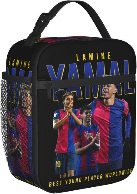 Isolierte Lunchtasche Lamine Y-Yamal von Fancy Style Studio in Schwarz - Bild 1
