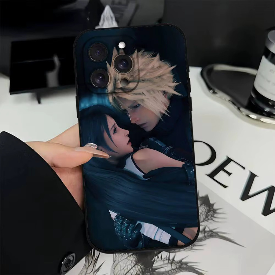 Schwarze T-Tifa L-Lockhart-S Handyhülle für iPhone 17 16 15 14 13 12 11 Pro Max Plus Mini XR XS Weiche Schutzhülle - Bild 2