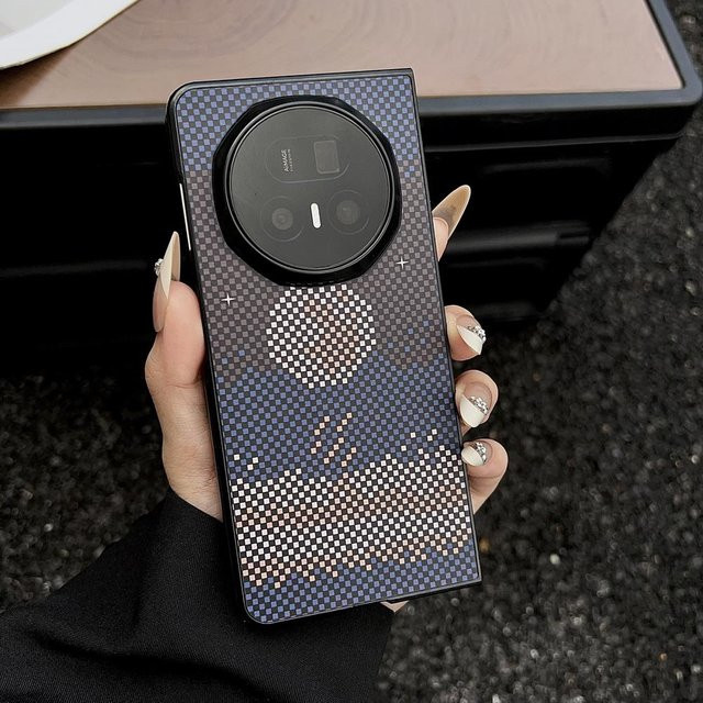 Honor Magic V5 und Magic V3 Handyhülle mit Kevlar-Lackierung, magnetischem Saugring und kabelloser Ladefunktion, Farbe: Grau - Bild 1