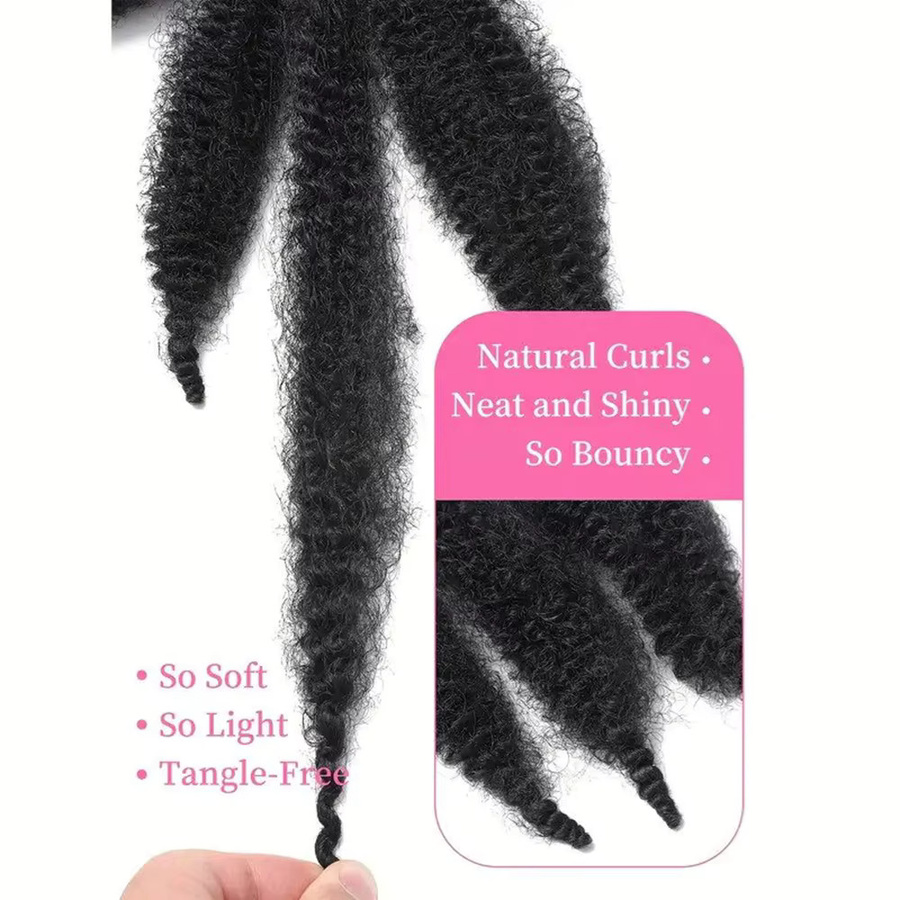 Shesbeauty Marley Twist Crochet Hair, Ombre, Unisex - Bild 4