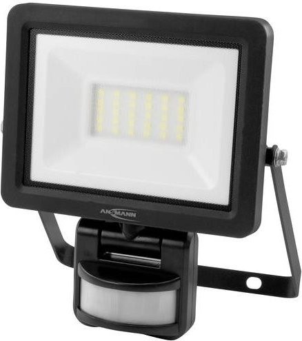Ansmann WFL20W-S 1600-0622 LED-Wandstrahler in Weiß mit Bewegungsmelder und Timer, 20W, IP65, Tageslichtweiß - Bild 1