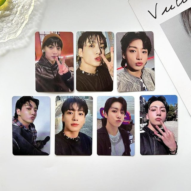 BTS Jungkook Golden Solo Fotokarten Set, 7-teiliges Set, ab 14 Jahren - Bild 1