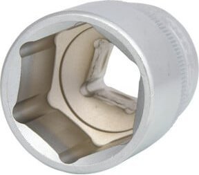 KS Tools CLASSIC Sechskant-Stecknuss 1/2 Zoll in Silber, 27 mm - Bild 1