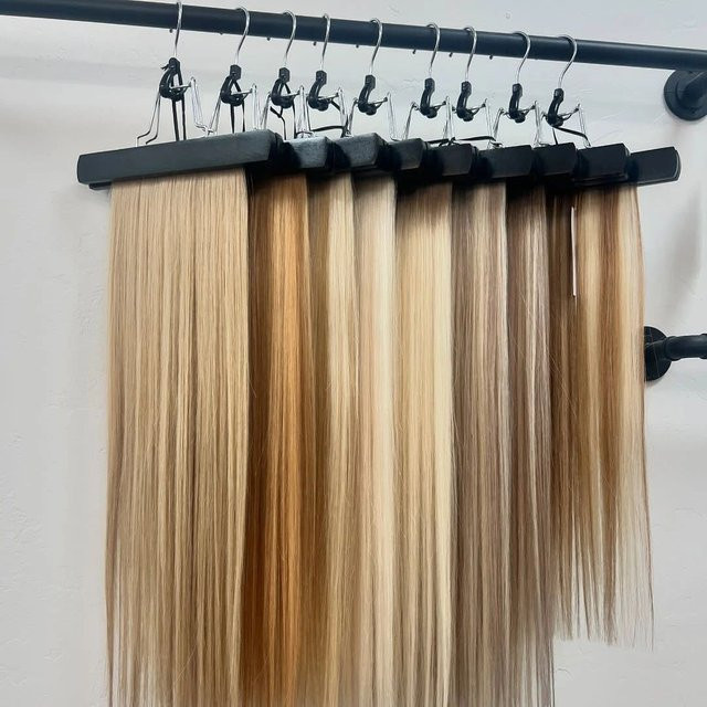 ARLANY Haarextensions-Aufhänger Holz, 12 Stück, Unisex - Bild 1