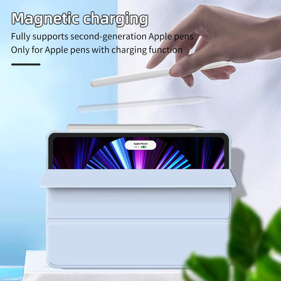 DANYCASE Schutzhülle für iPad 10. Generation, Air 4 5 6, Pro und Mini, 3-fach Fallschutzabdeckung, Farbe: Blau - Bild 2