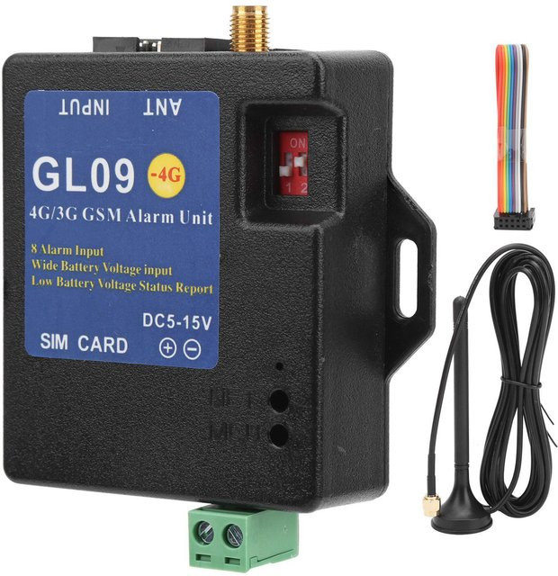 TOMTOP JMS 8-Kanal Alarm-Sicherheitssystem mit 4G/3G/GSM Modul in Schwarz - Bild 1
