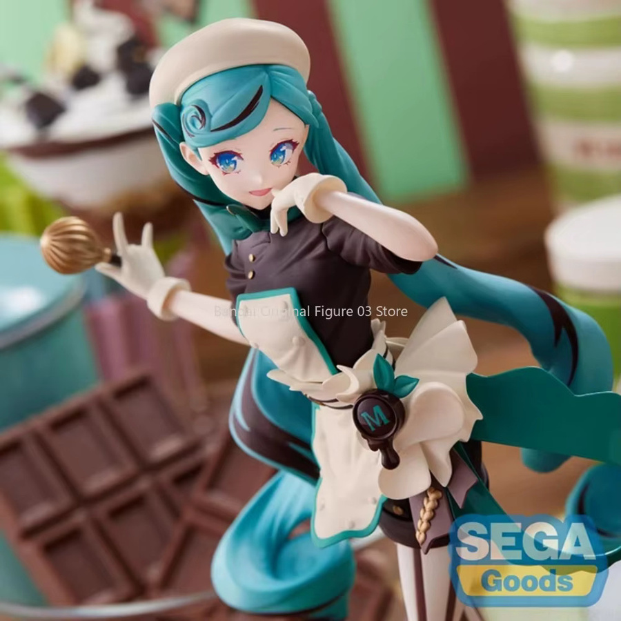 SEGA Vocaloid Hatsune Miku Dunkle Schokolade Gebäck Chef, Modell Puppen, Einzelfigur - Bild 5