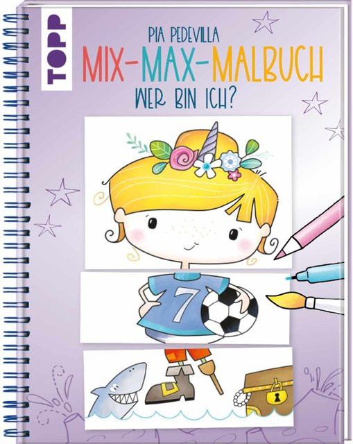 TOPP Mix-Max-Malbuch Wer bin ich? Bunt / Mehrfarbig - Bild 1