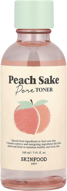 Skinfood Pfirsich Sake Poren Toner, 160 ml, mit Pfirsichextrakt und Reis-Sake - Bild 1