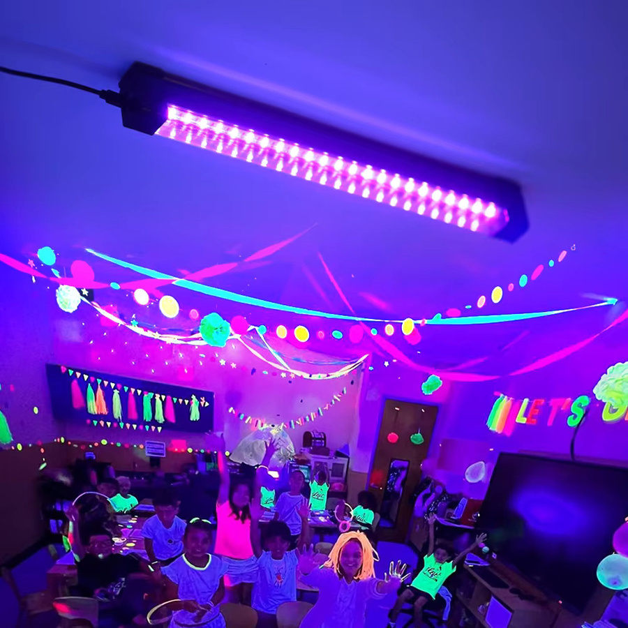 PARKSON 2er Set USB UV LED Schwarzlicht T8 Röhren mit 395nm bis 400nm für Party und Disco in Schwarz - Bild 2