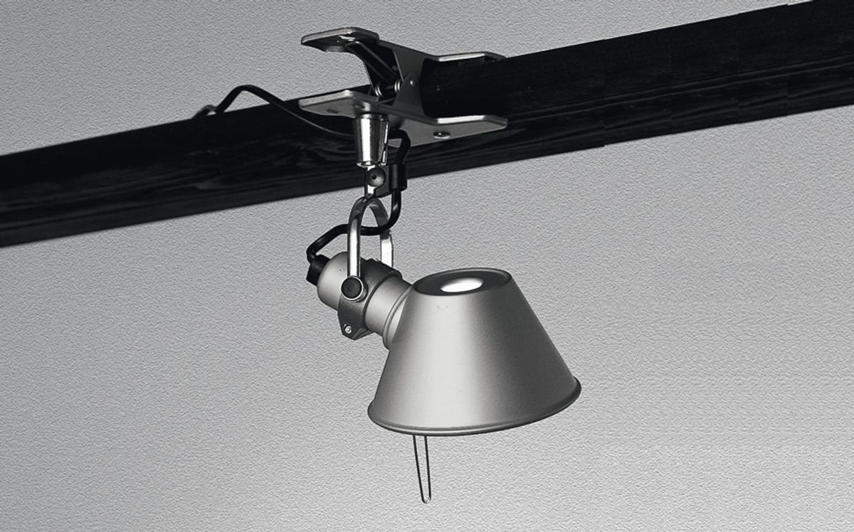 Artemide Tolomeo Pinza Klemmleuchte aus Aluminium in Silber/Alufarben - Bild 3