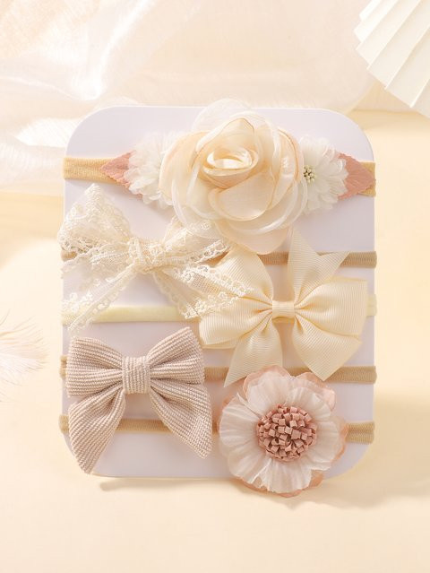 HAHAYL Stirnband Set, Blume Spitze, Nylon, Mädchen, Kinder - Bild 1