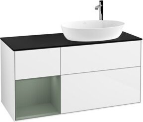 V&B Waschtischunterschrank Finion in Weiß lackiert, Breite: 120 cm, Tiefe: 50,1 cm, Höhe: 50,1 cm - Bild 1
