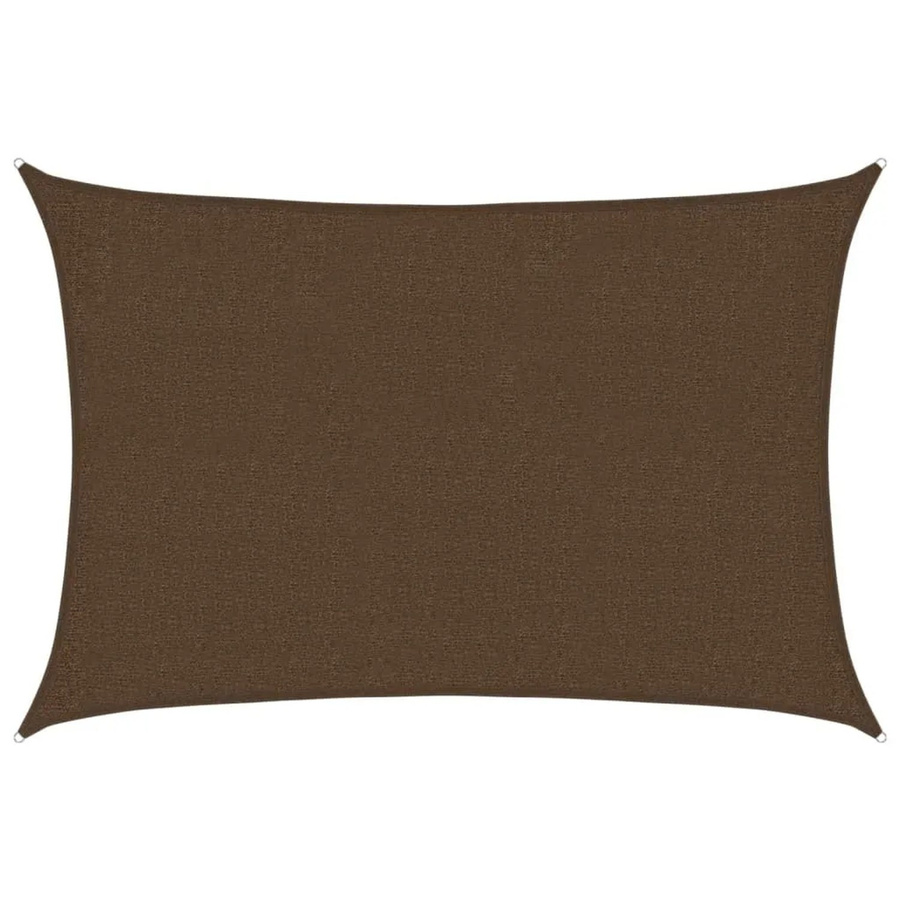 Furnicato Sonnensegel aus HDPE in Braun, Rechteckig, B: 250 cm, T: 250 cm - Bild 2