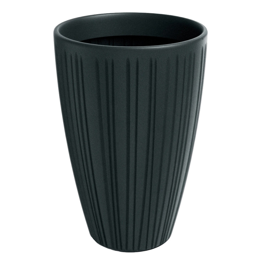 Prosperplast Blumentopf Fero Square Hoch, Farbe Charcoal, Höhe: 58 cm, Durchmesser: 40 cm - Bild 2