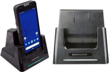 Datalogic Single Slot Docking Cradle Anschlussstation mit USB und Ethernet in Schwarz - Bild 1