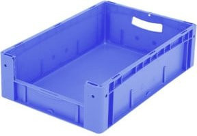 Bito Eurostapelbehälter XL Set in Blau mit 64,174 l, B/T/H: 60,0 x 40,0 x 17,0 cm - Bild 1