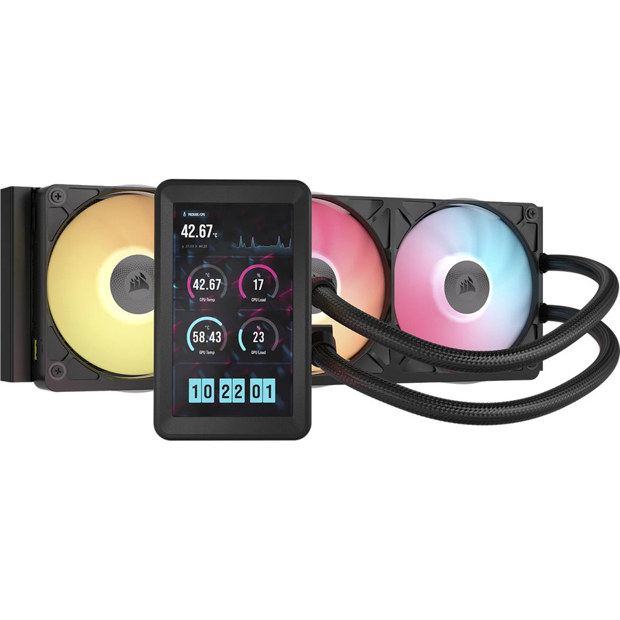 Corsair iCUE LINK TITAN II 360 RX LCD AIO Wasserkühlung in Schwarz - Bild 1