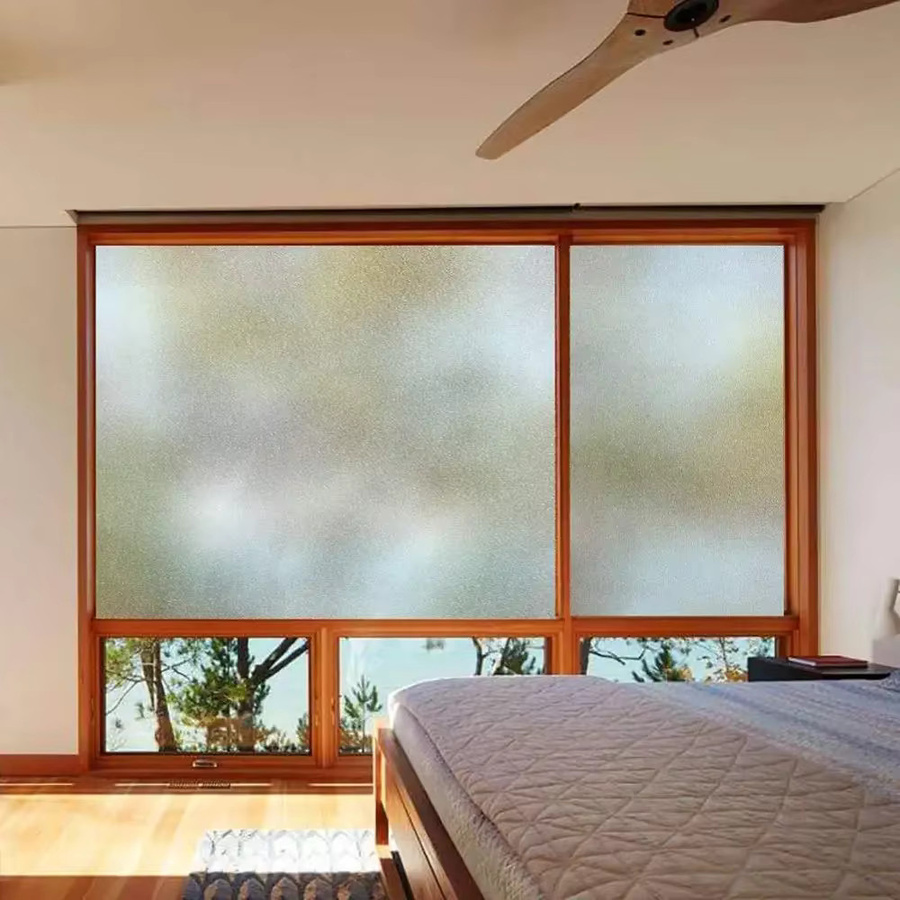 AFDB Sichtschutz Fensterfolie Matt Weiß, Selbstklebende Glasfolie aus Vinyl mit UV-Schutz - Bild 2