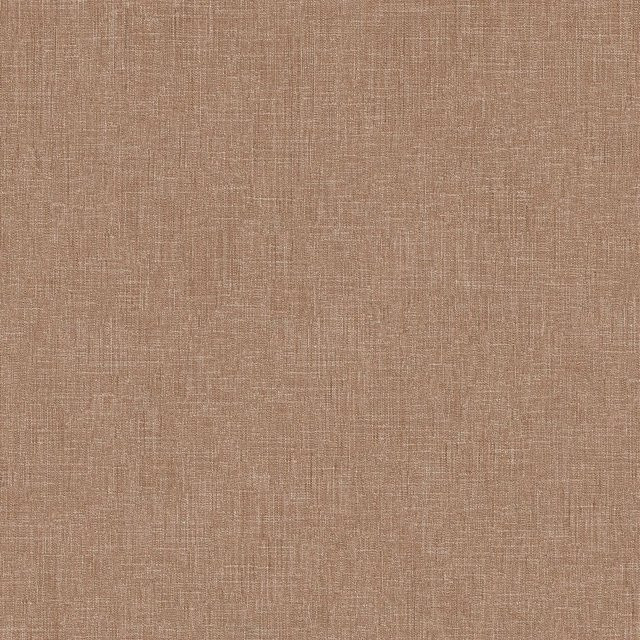 Profhome Tapete Textiloptik Uni Matt Braun Non-Woven 0,53 m x 10,05 m - Bild 1