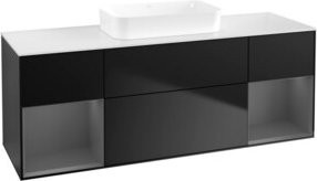 V&B Waschtischunterschrank Finion in Blau lackiert, B/T/H: 160 x 60,3 x 50,1 cm - Bild 1