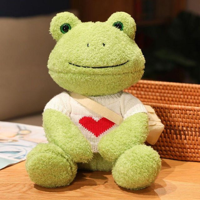 Kidsly Mungobohnen-Frosch Plüschtier, 25cm, ab 3 Jahre - Bild 1