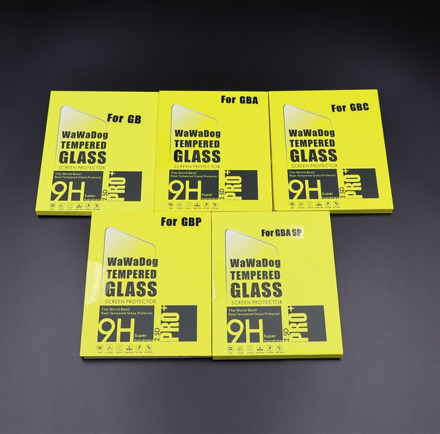 2 Stück TingDong Displayschutz aus gehärtetem Glas für GBA SP Konsolen, transparent und kratzfest - Bild 1