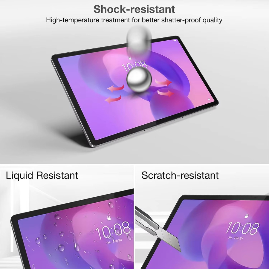 Displayschutzfolie aus gehärtetem Glas für Lenovo Yoga Idea Tab Pro AI Plus Legion Gen 2 3 Pad Pro GT 13 11.1, transparent - Bild 4