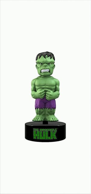 National Entertainment Collectibles Marvel The Incredible Hulk Body Knockers, Solar Powered - Bild 1