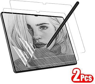 2 Stück Paper-Feel Displayschutzfolie für Samsung Galaxy Tab S7 S8 S9 S6 Lite A8 A9 Plus transparent - Bild 1