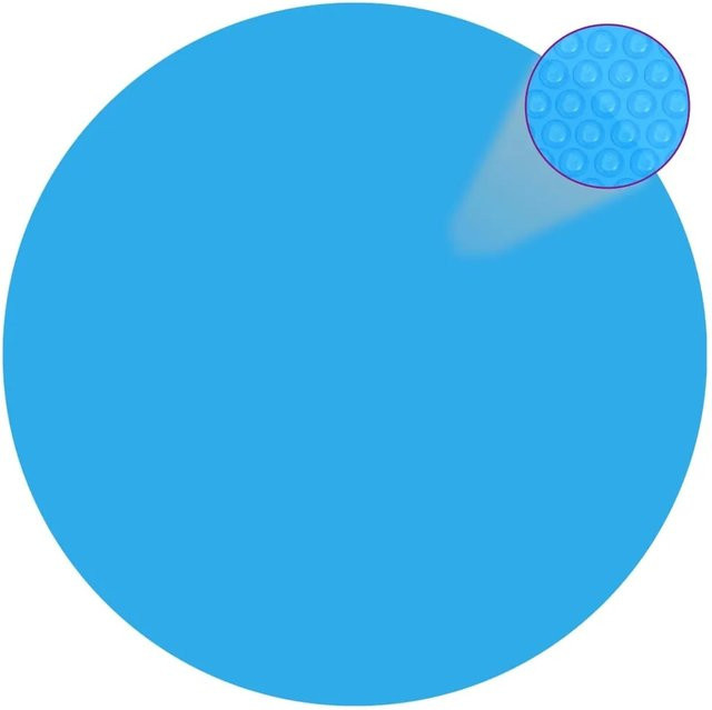 Poolabdeckung aus PE in Blau mit 356 cm Breite - Bild 1